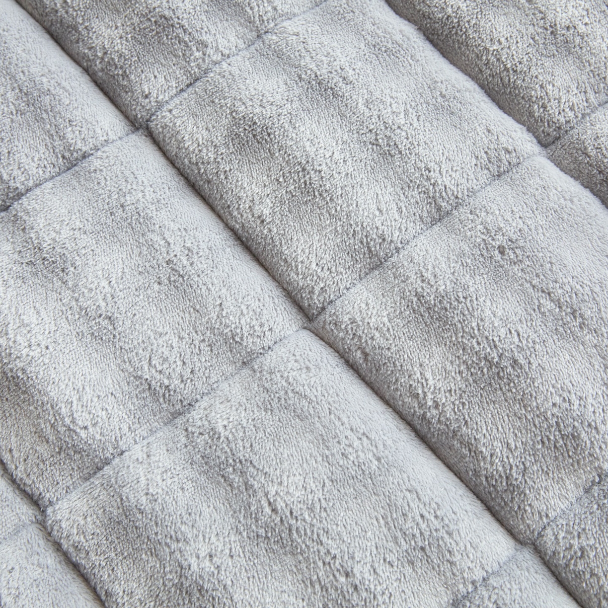 91家纺网 家纺一手货源 找家纺 鑫顺欣 2025新款泡泡牛奶绒床垫床褥 浅蓝色