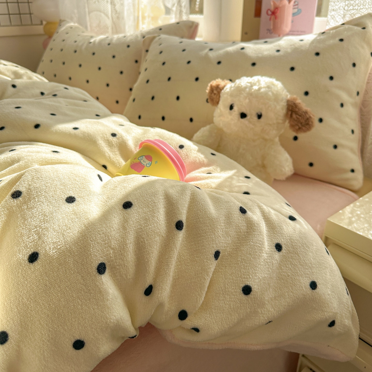 91家纺网 家纺一手货源 找家纺 （总）老K (原美阁） 2025新款牛奶绒简约款四件套小清新牛奶绒床单款床笠款