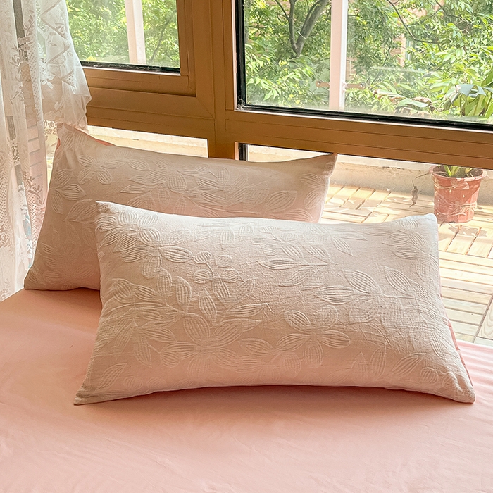 91家纺网 家纺一手货源 找家纺 （总）琪格格纺织 2025新款全棉A类色织三层纱提花四件套