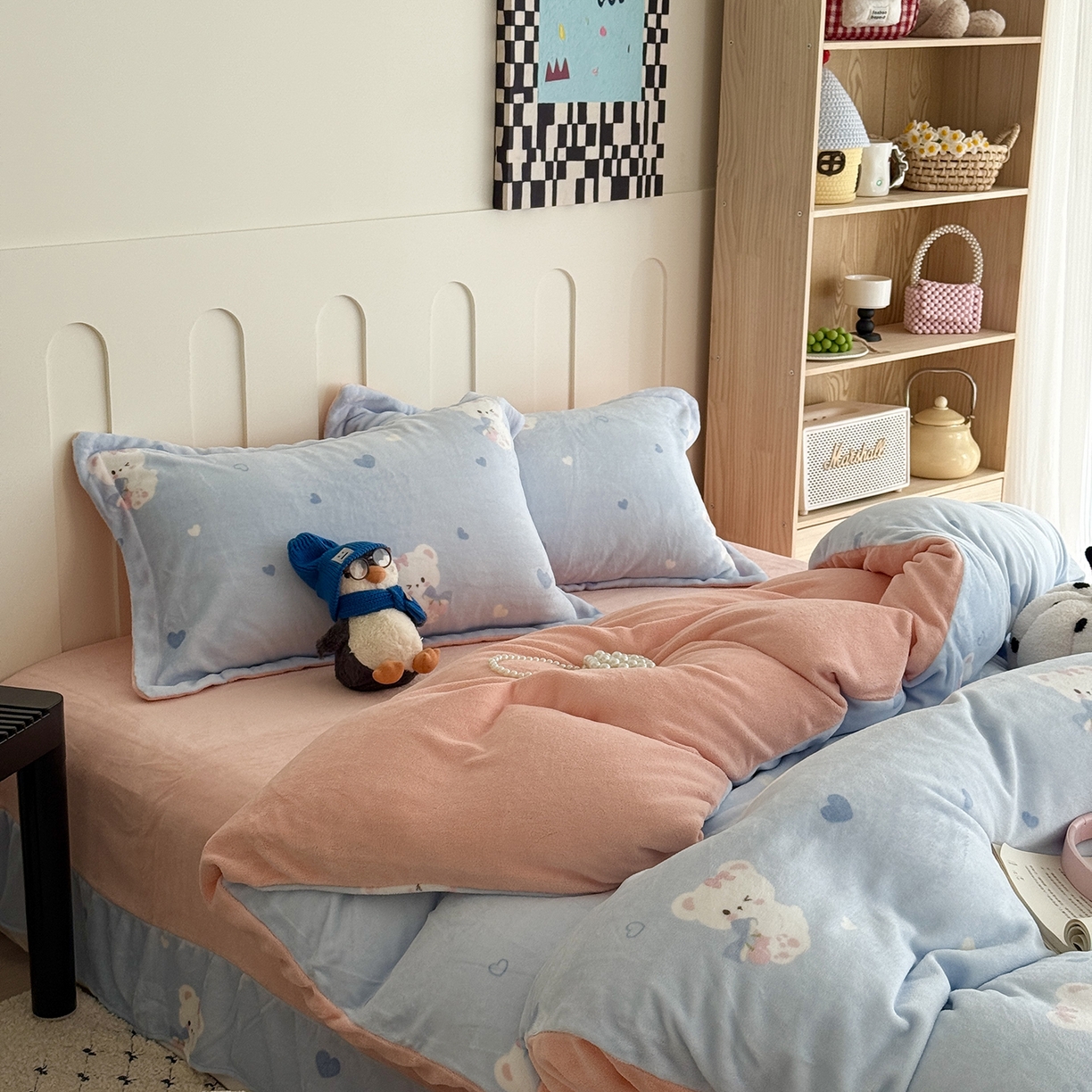 91家纺网 家纺一手货源 找家纺 （总）于果 2025新款牛奶绒印花四件套