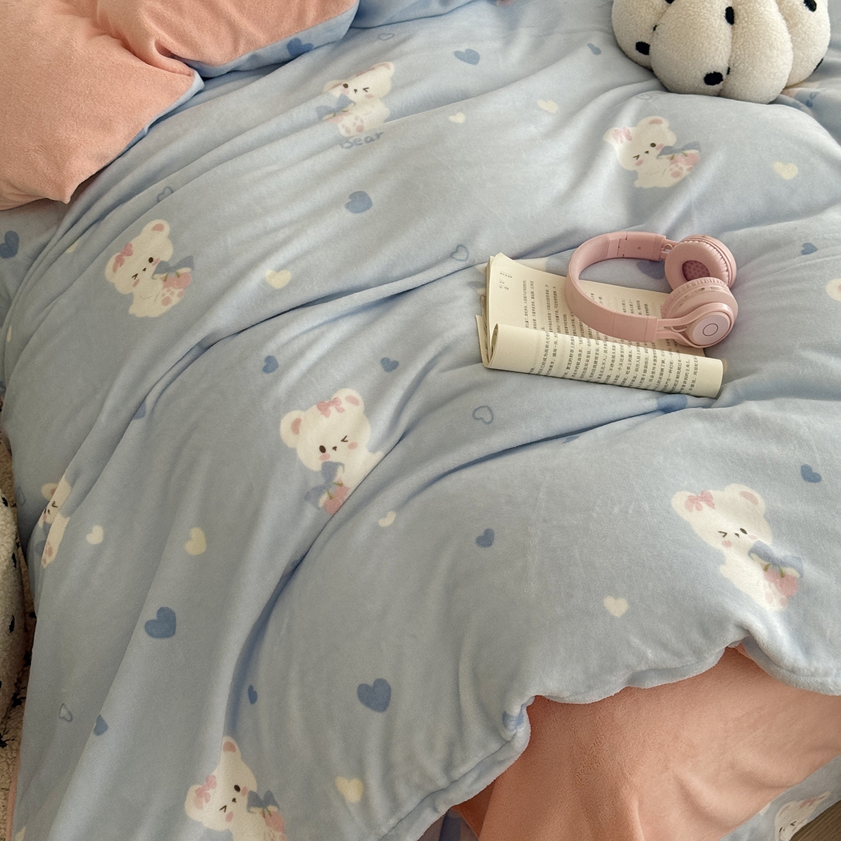 91家纺网 家纺一手货源 找家纺 （总）于果 2025新款牛奶绒印花四件套