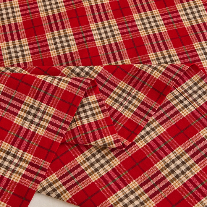 91家纺网 家纺一手货源 找家纺 织雅漫 2025春夏新款高端舒棉系列全棉纯棉100%棉细纱老粗布床单凉席席子 铂丝-红