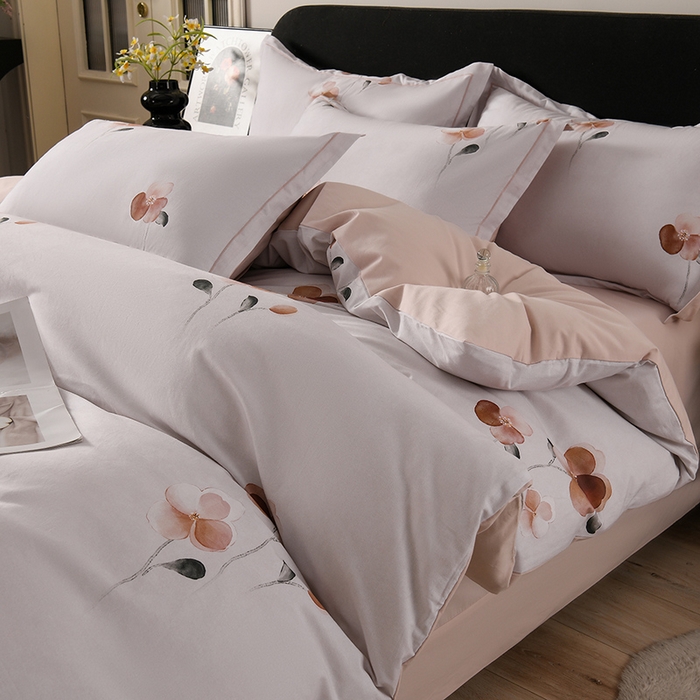 91家纺网 家纺一手货源 找家纺 （总）金昱纺 2025新款法式加厚全棉纯棉磨毛四件套