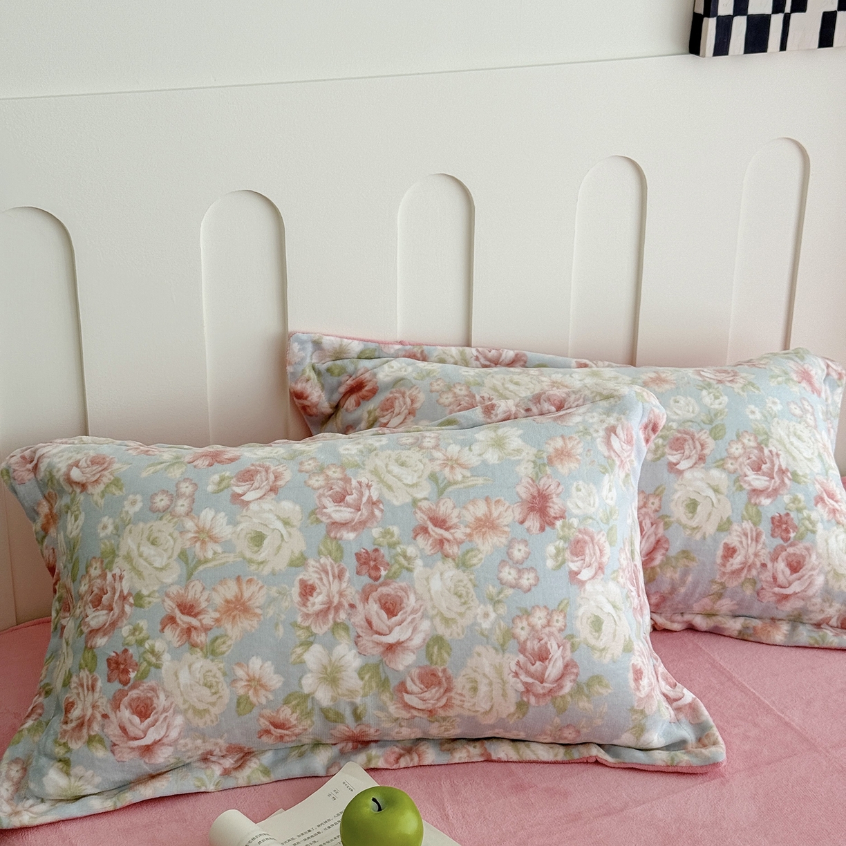 91家纺网 家纺一手货源 找家纺 于果 2025新款牛奶绒印花四件套 花舞轻盈