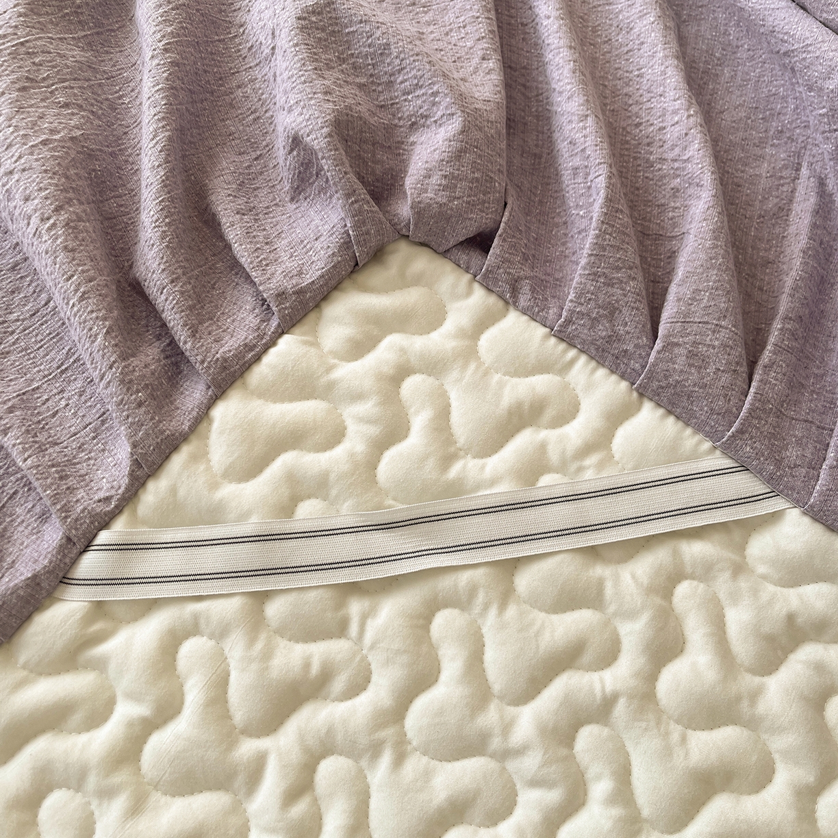 91家纺网 家纺一手货源 找家纺 （总）笠裙家纺 2025新款加厚云感水洗棉印花夹棉床裙床罩