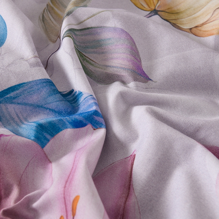 91家纺网 家纺一手货源 找家纺 金昱纺 2025新款法式加厚全棉纯棉磨毛四件套阿曼达-灰