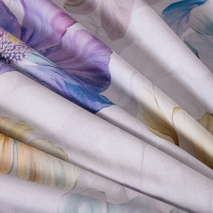 91家纺网 家纺一手货源 找家纺 金昱纺 2025新款法式加厚全棉纯棉磨毛四件套阿曼达-灰