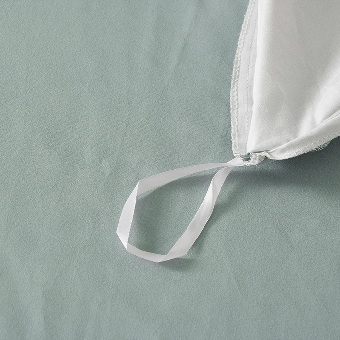 91家纺网 家纺一手货源 找家纺 金昱纺 2025新款法式加厚全棉纯棉磨毛四件套初墨-绿