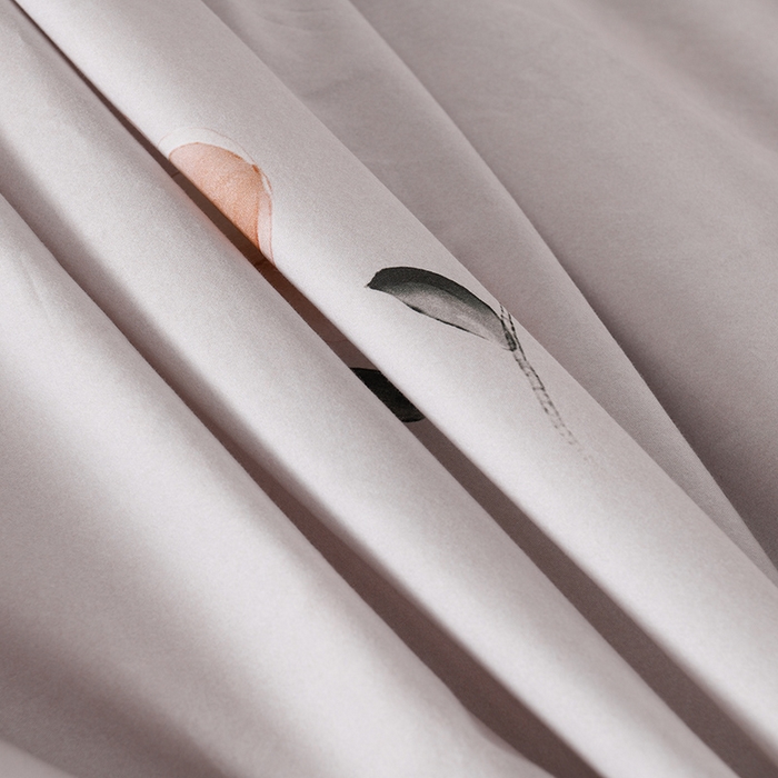 91家纺网 家纺一手货源 找家纺 金昱纺 2025新款法式加厚全棉纯棉磨毛四件套花香雨-粉