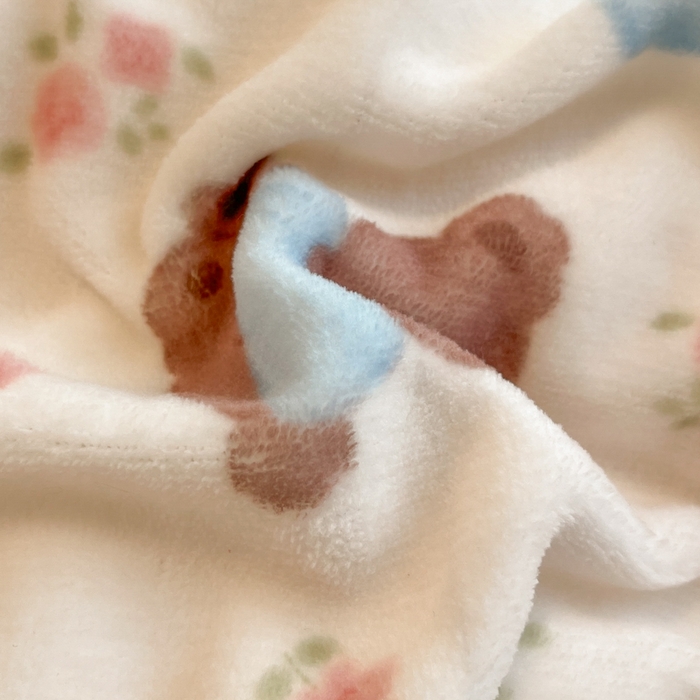 91家纺网 家纺一手货源 找家纺 慕尚家纺 2025新款田园花卉类印花牛奶绒高克重单被套 图图狗