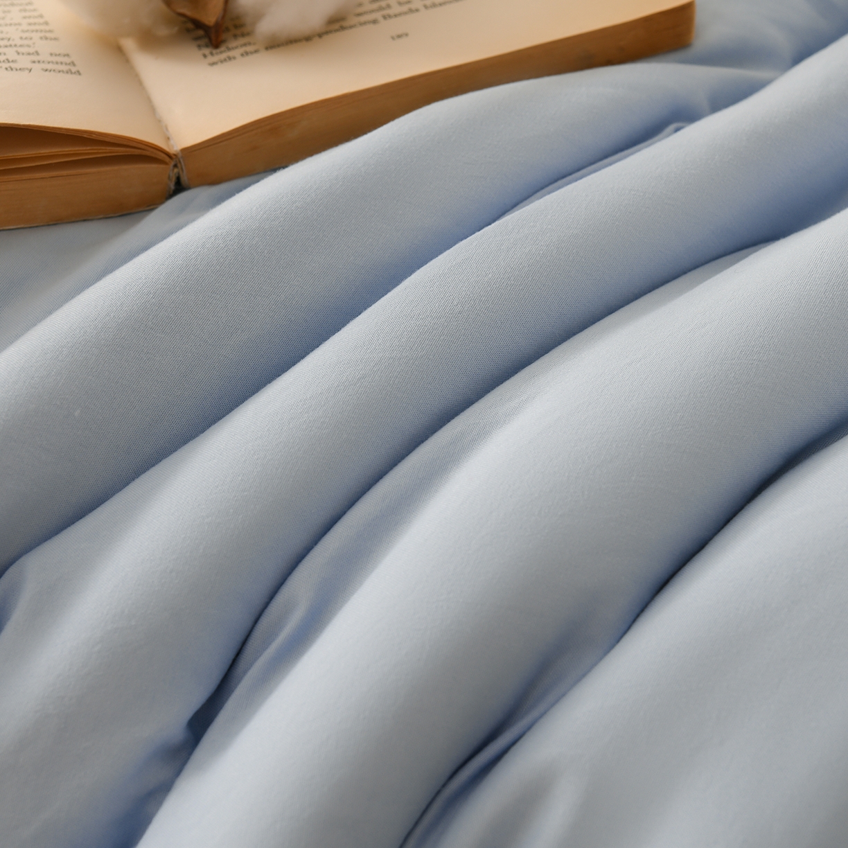 91家纺网 家纺一手货源 找家纺 锦逸家居 2025新款亲肤舒适水洗棉新疆棉花被被子被芯 白蓝