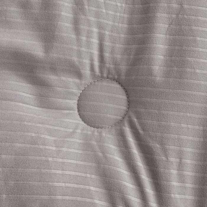 91家纺网 家纺一手货源 找家纺 森璐家纺 2025新款无染水洗棉大豆被被子被芯 无染-灰色