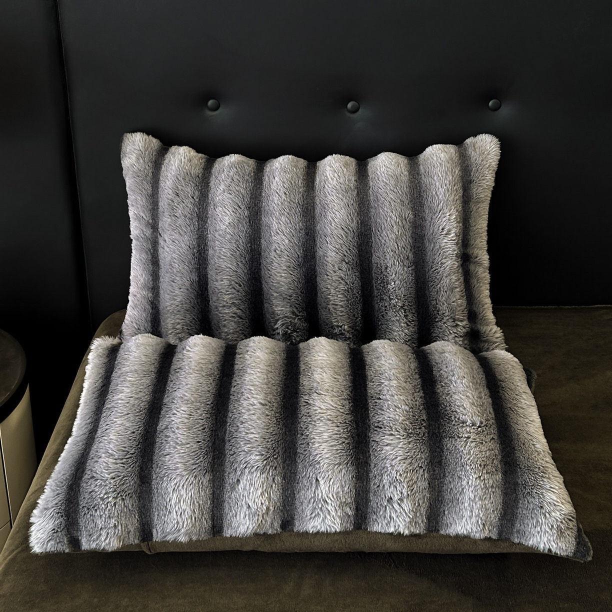 91家纺网 家纺一手货源 找家纺 （总）丝印良品 2025新款条纹兔毛绒牛奶绒四件套