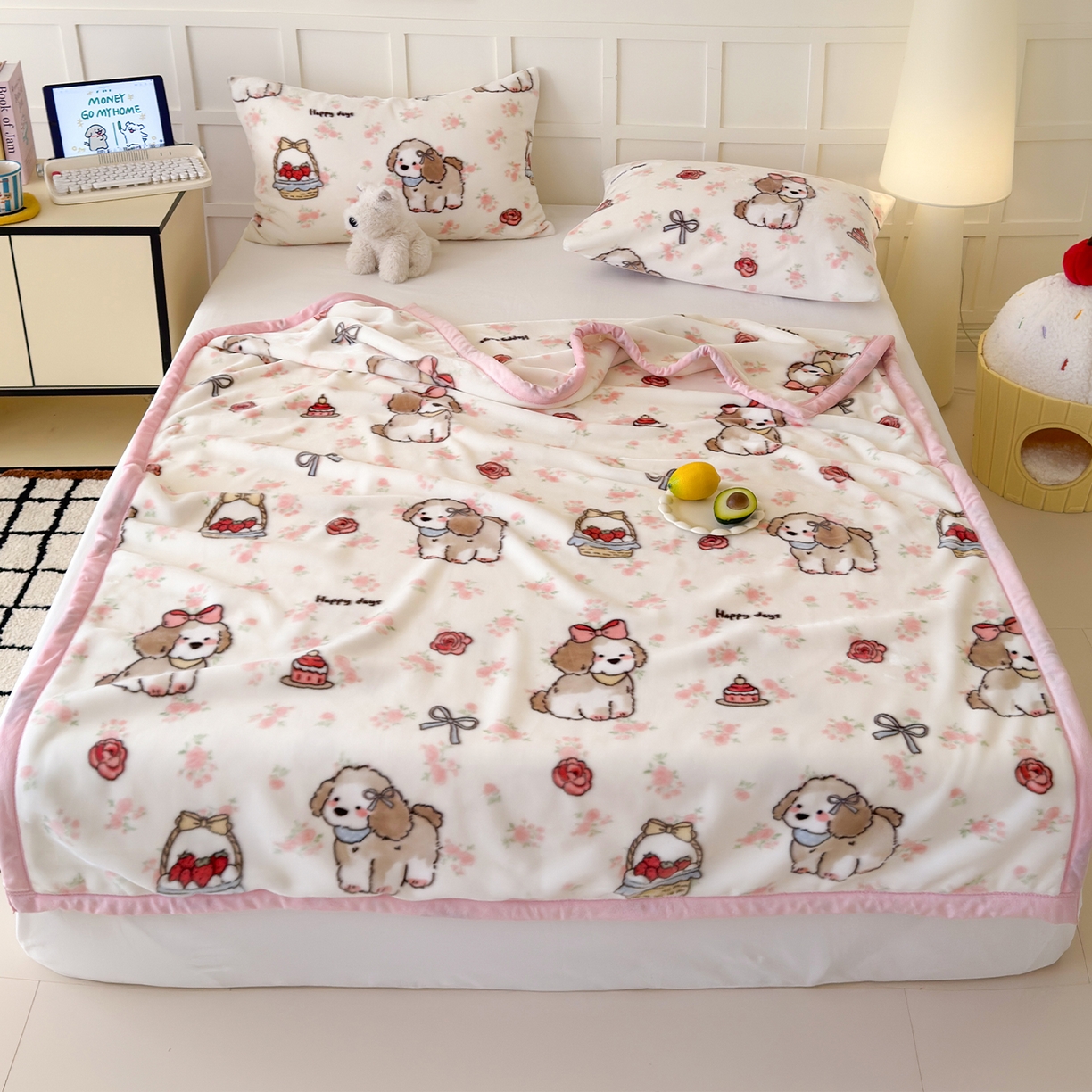 91家纺网 家纺一手货源 找家纺 （总）舒隅家纺 2025新款双层印花云毯毛毯毯子