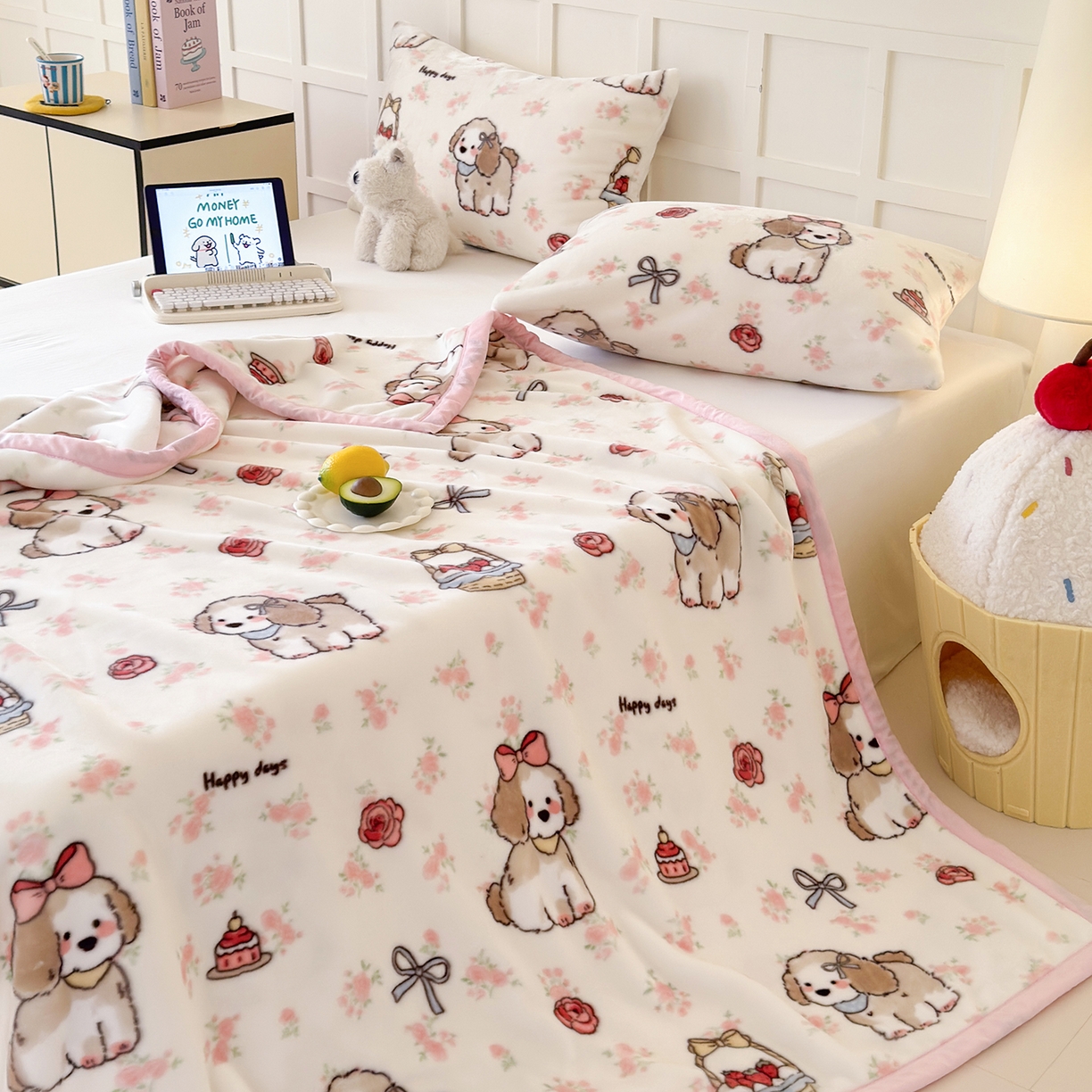 91家纺网 家纺一手货源 找家纺 （总）舒隅家纺 2025新款双层印花云毯毛毯毯子