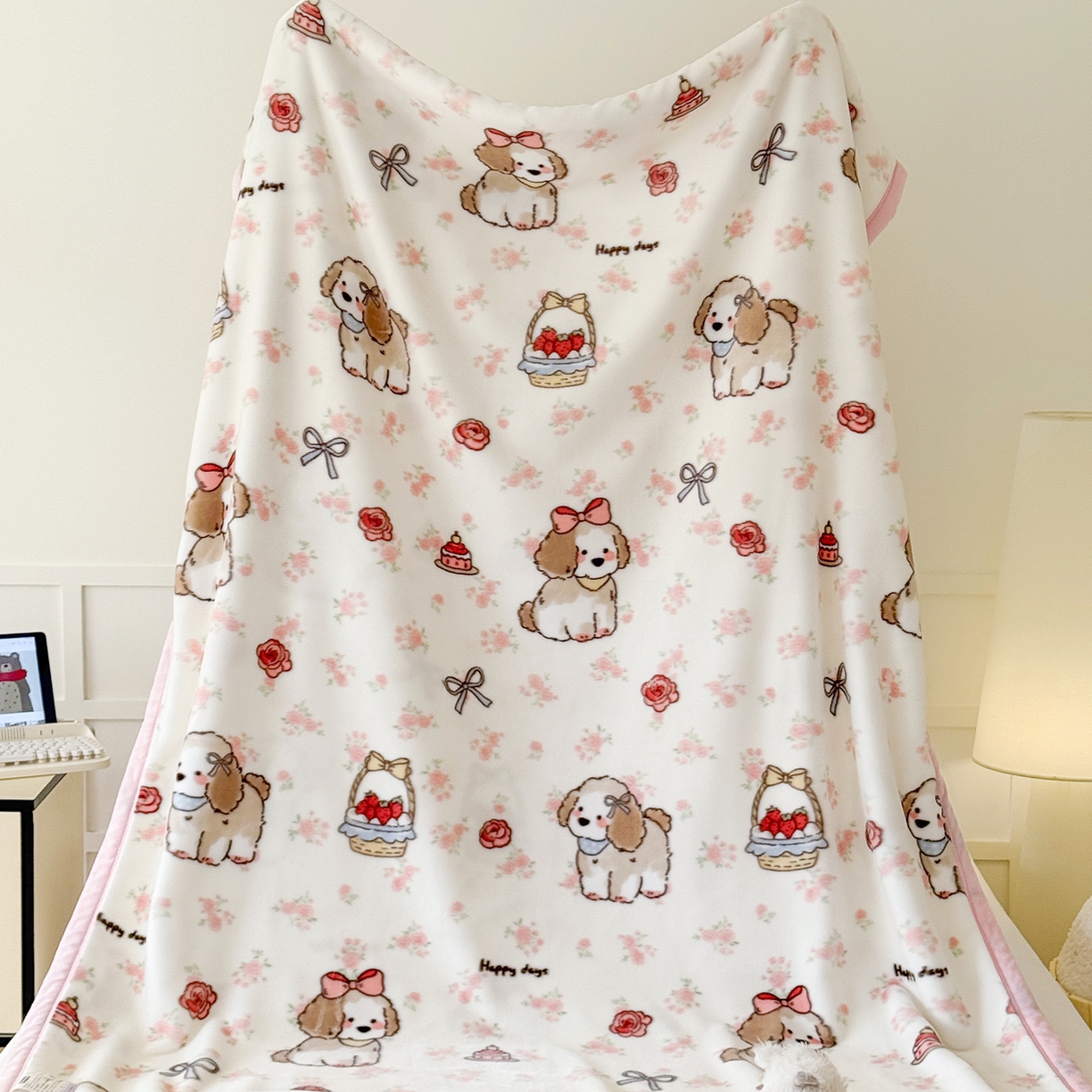 91家纺网 家纺一手货源 找家纺 （总）舒隅家纺 2025新款双层印花云毯毛毯毯子