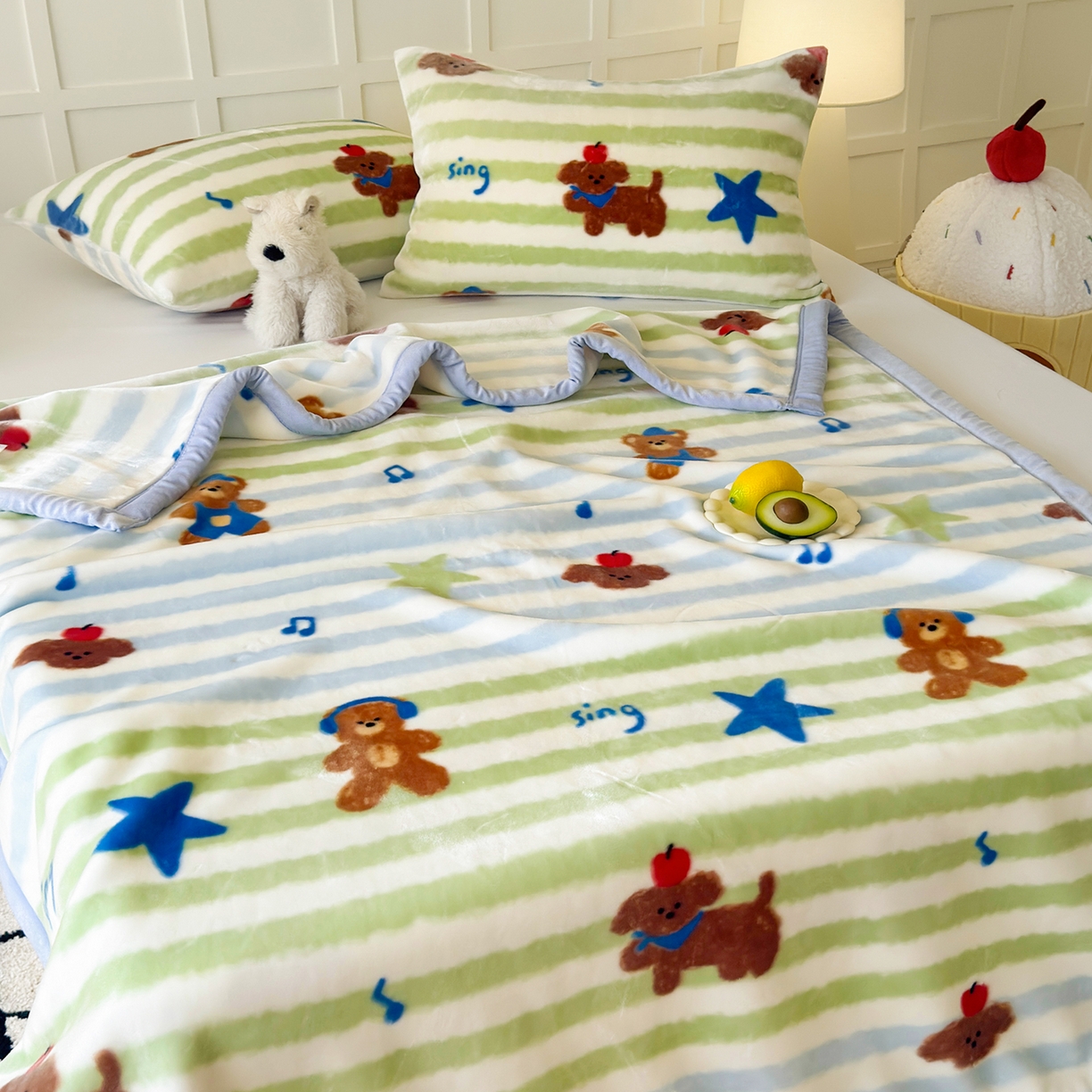 91家纺网 家纺一手货源 找家纺 （总）舒隅家纺 2025新款双层印花云毯毛毯毯子