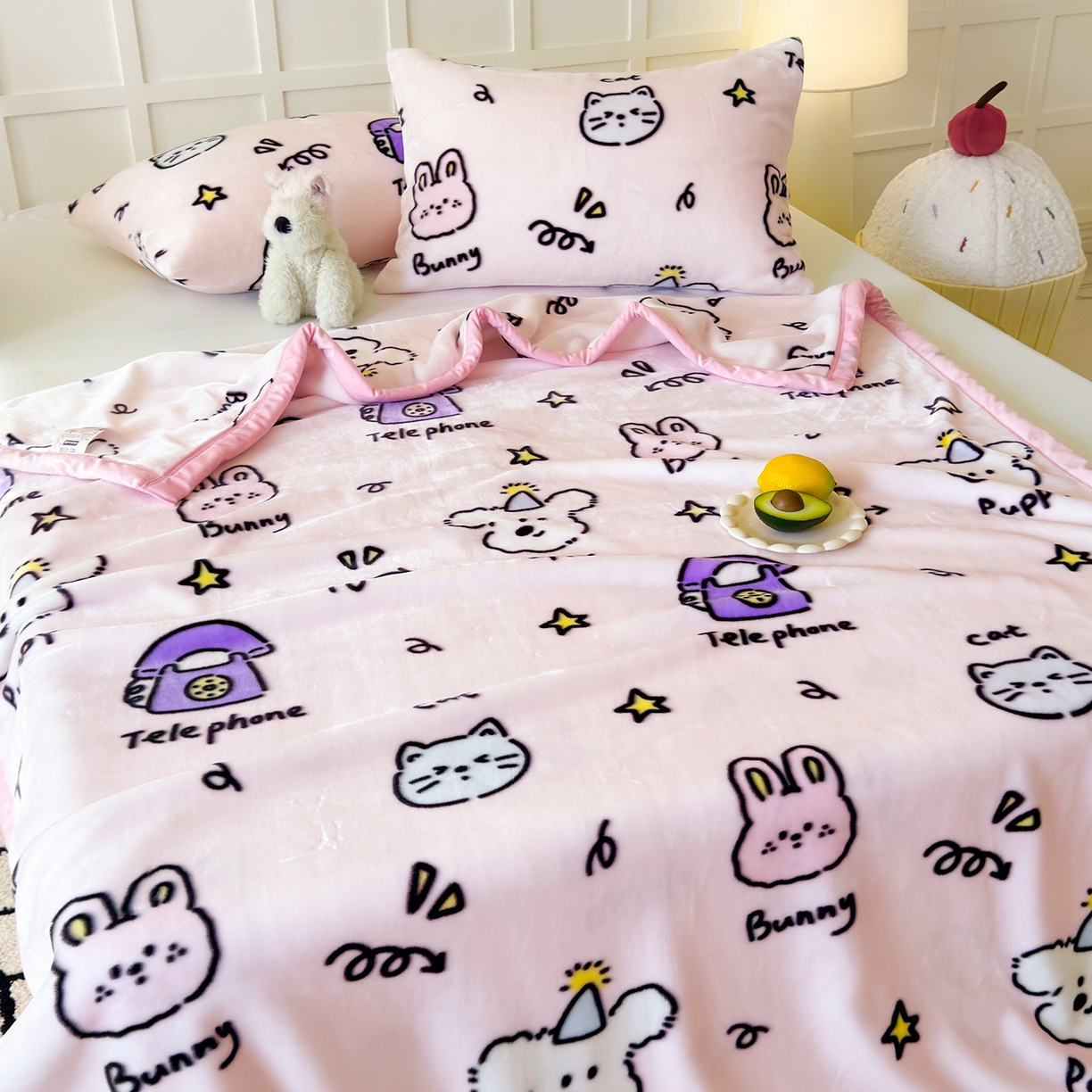 91家纺网 家纺一手货源 找家纺 （总）舒隅家纺 2025新款双层印花云毯毛毯毯子