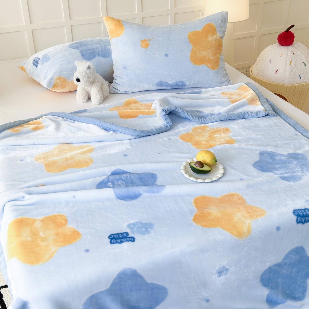 91家纺网 家纺一手货源 找家纺 （总）舒隅家纺 2025新款双层印花云毯毛毯毯子