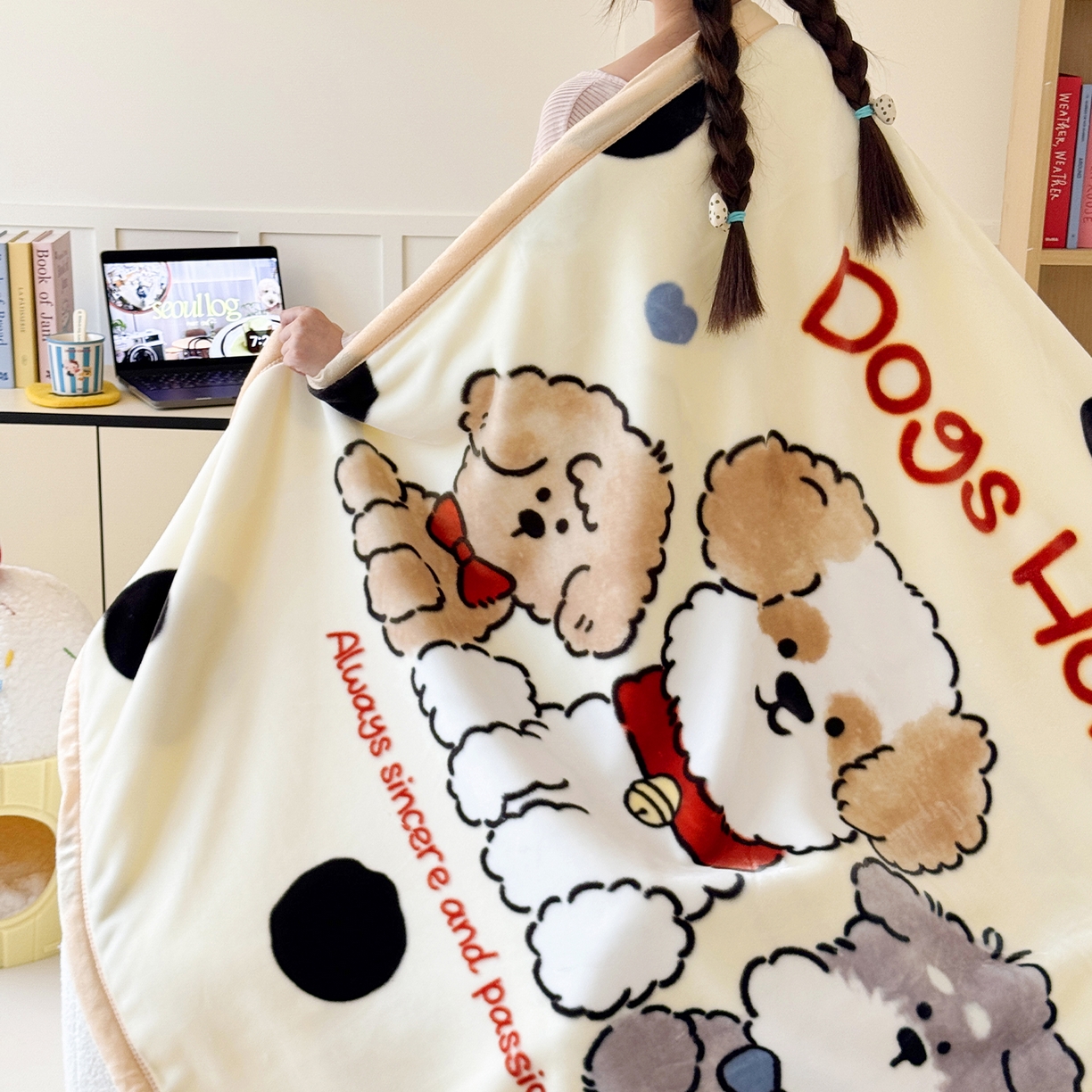 91家纺网 家纺一手货源 找家纺 （总）舒隅家纺 2025新款大版印花云毯毛毯毯子