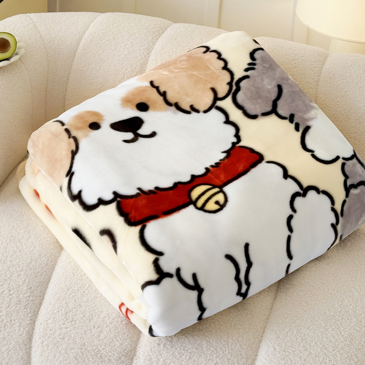 91家纺网 家纺一手货源 找家纺 舒隅家纺 2025新款大版印花云毯毛毯毯子 波点家族