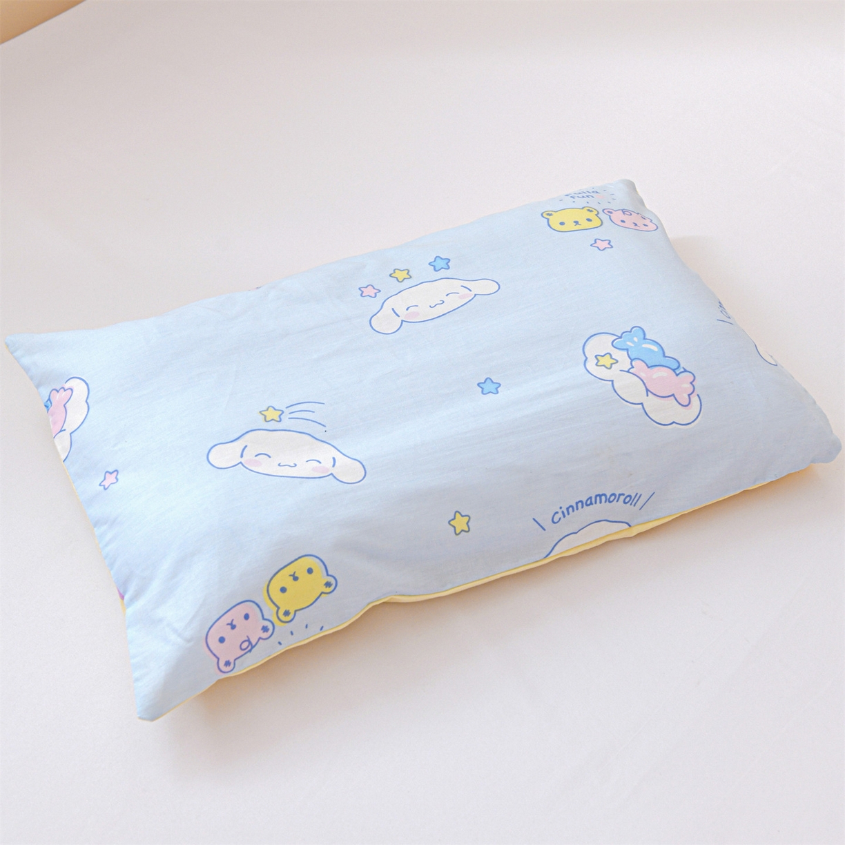 91家纺网 家纺一手货源 找家纺 名兮家居 2025新款正版授权全棉纯棉儿童护肚防踢睡袋 防踢被-蛋糕玉桂狗