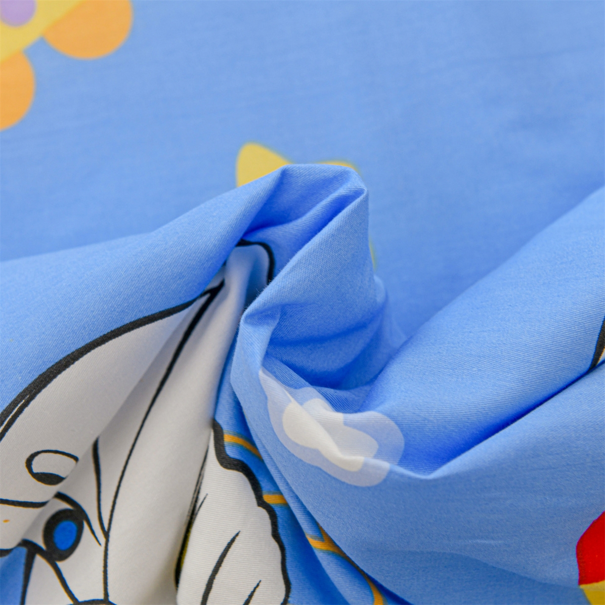 91家纺网 家纺一手货源 找家纺 名兮家居 2025新款正版授权全棉纯棉儿童护肚防踢睡袋 防踢被-光线王子