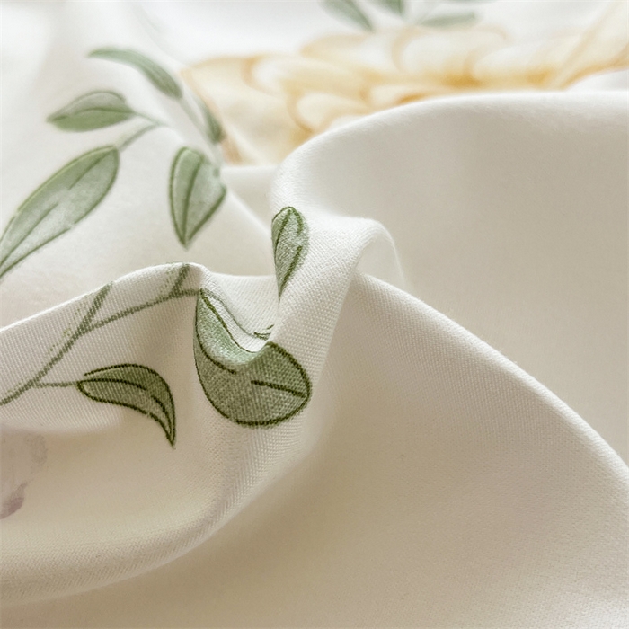 91家纺网 家纺一手货源 找家纺 郝媳妇家纺 2025新款植物羊绒加厚磨毛水洗棉亲肤棉三件套四件套 秘境-绿