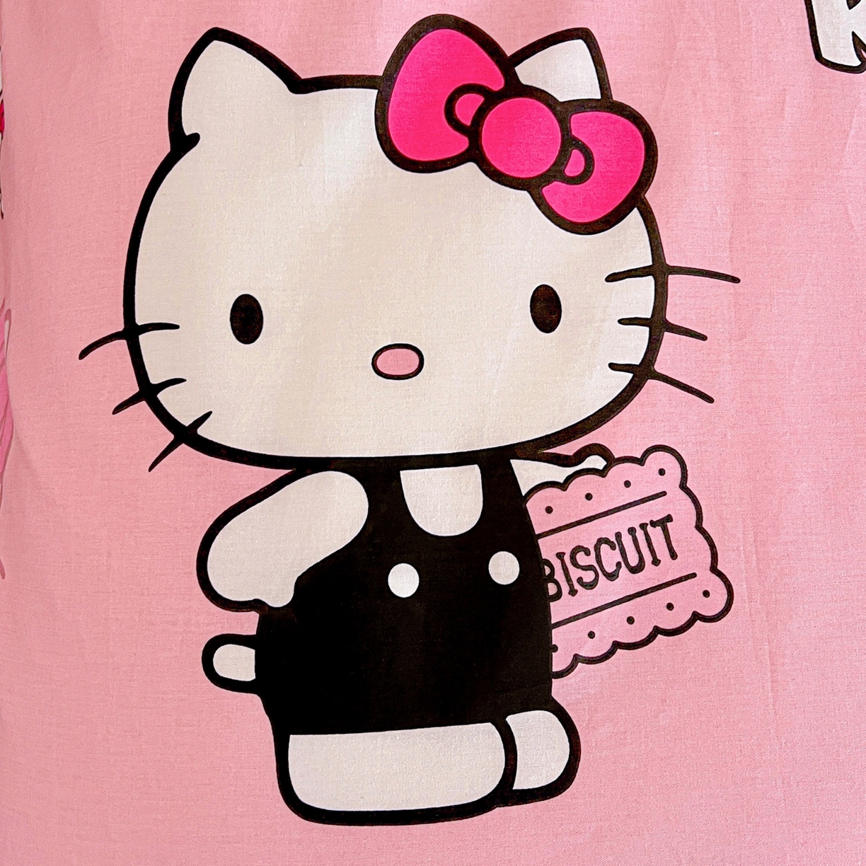 91家纺网 家纺一手货源 找家纺 名兮家居 2025新款全棉小版经典奥特曼-三丽鸥幼儿园儿童套件【含防伪标】 爱心kt