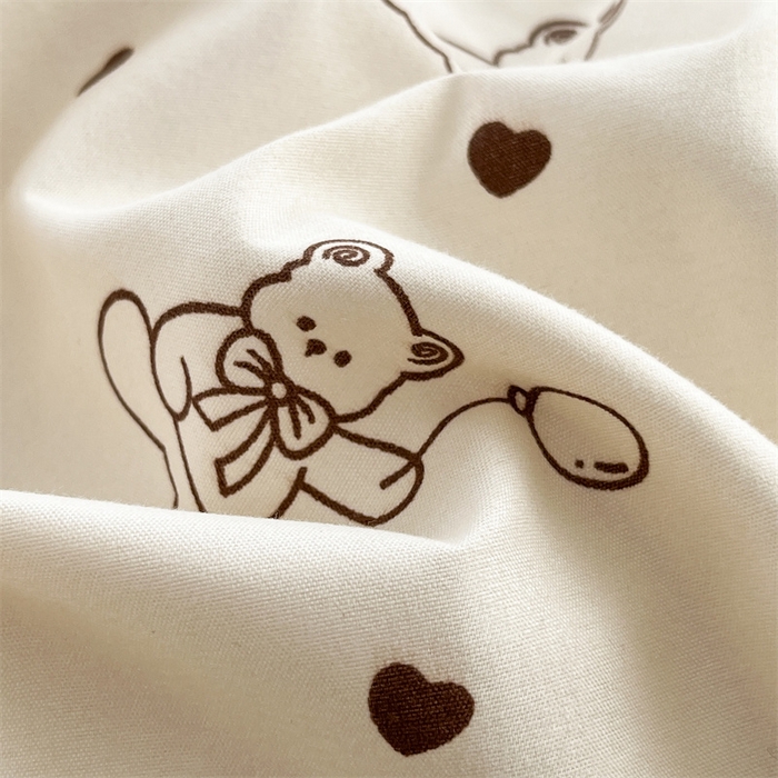 91家纺网 家纺一手货源 找家纺 郝媳妇家纺 2025新款植物羊绒加厚磨毛水洗棉亲肤棉三件套四件套 气球熊