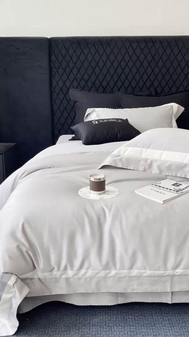 91家纺网 家纺一手货源 找家纺 馨蕊家居 2025秋冬新品高精密提花系列-棉-流金岁月（会员-20）劵后控价不低于399/419 流金岁月-高级灰