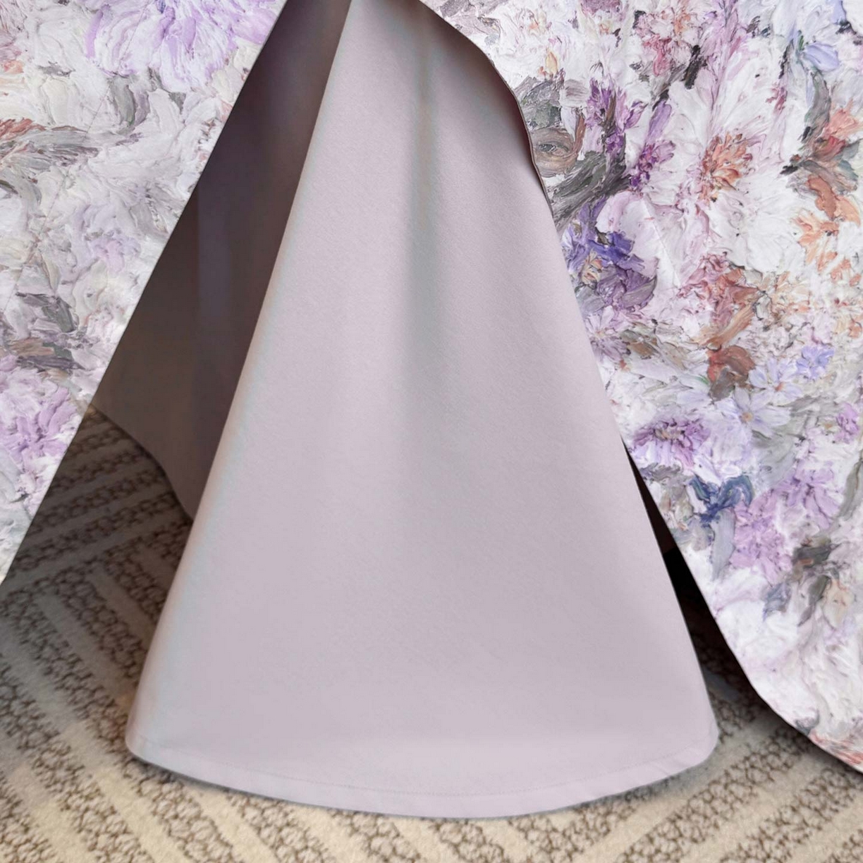 91家纺网 家纺一手货源 找家纺  2025秋冬新款轻奢新疆长绒棉纯棉磨毛加厚数码印花四件套花慕里 花慕里-紫