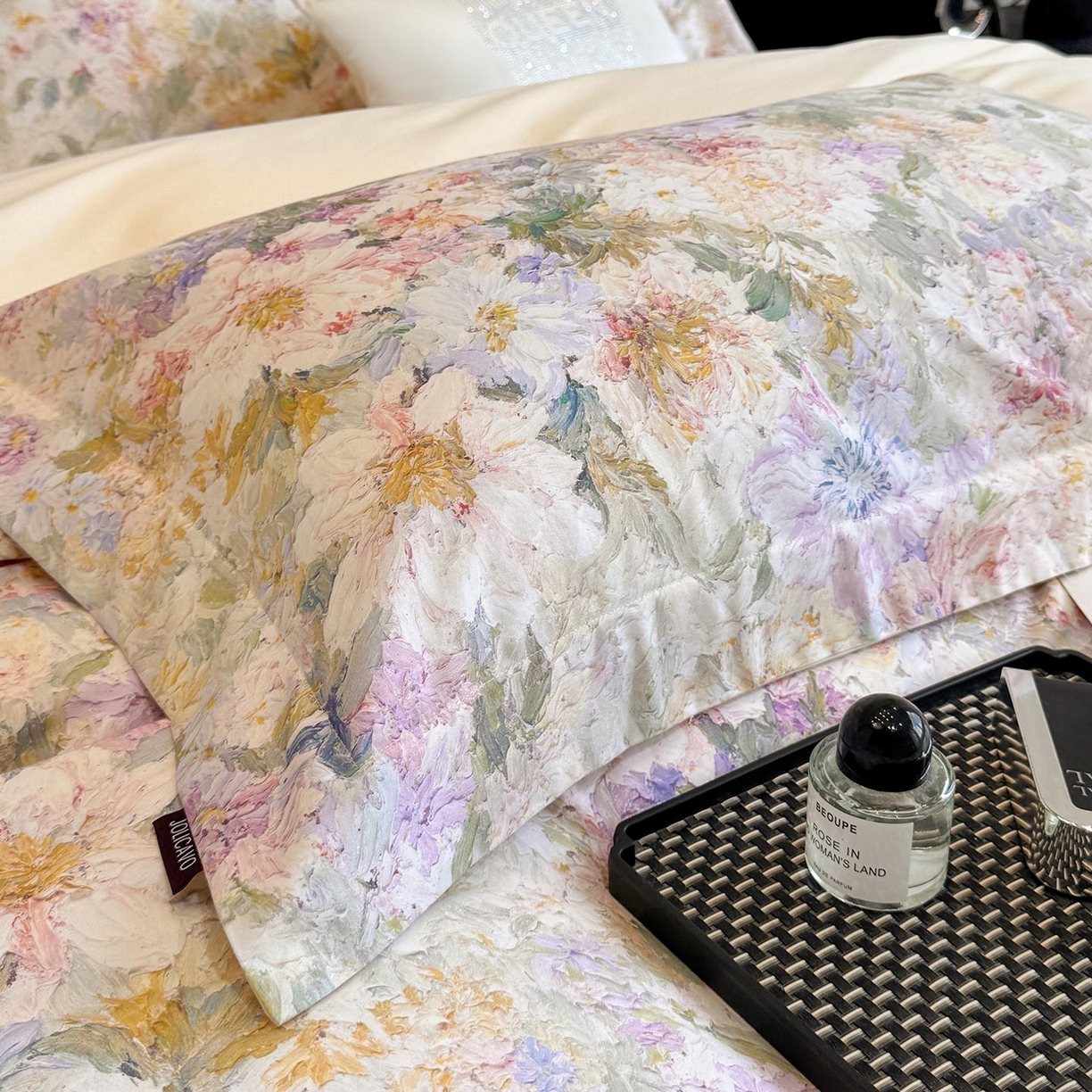 91家纺网 家纺一手货源 找家纺 （总） 2025秋冬新款轻奢新疆长绒棉纯棉磨毛加厚数码印花四件套花慕里