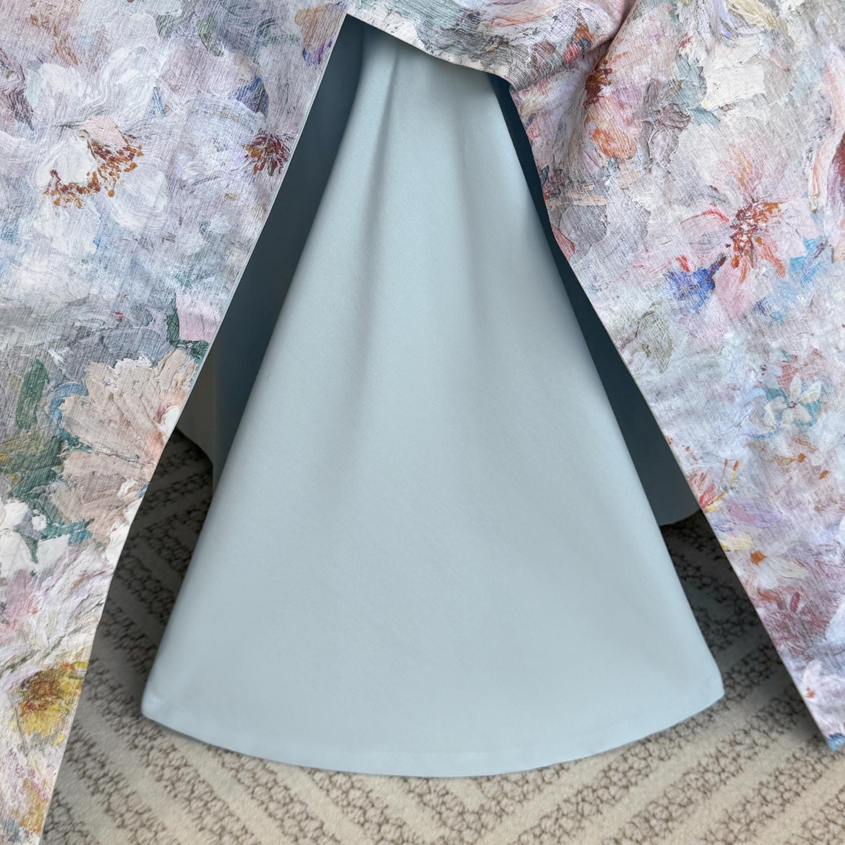 91家纺网 家纺一手货源 找家纺  2025秋冬新款轻奢新疆长绒棉纯棉磨毛加厚数码印花四件套花慕里 花慕里-蓝