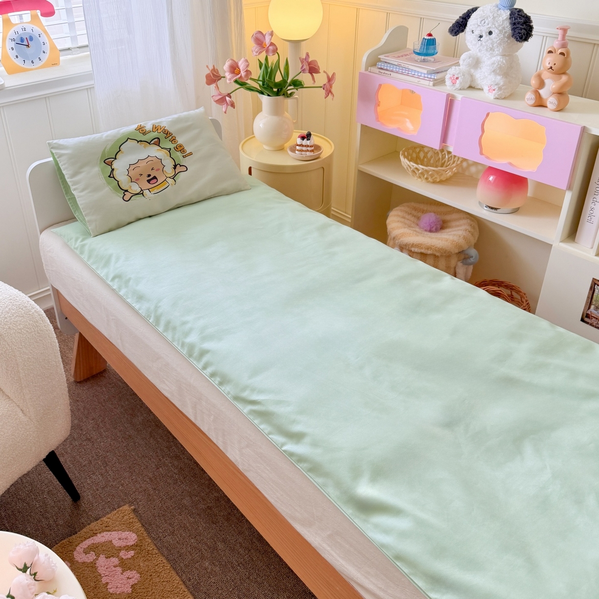 91家纺网 家纺一手货源 找家纺 名兮家居 2025新款全棉大版经典奥特曼幼儿园儿童套件【含防伪标】 寻宝