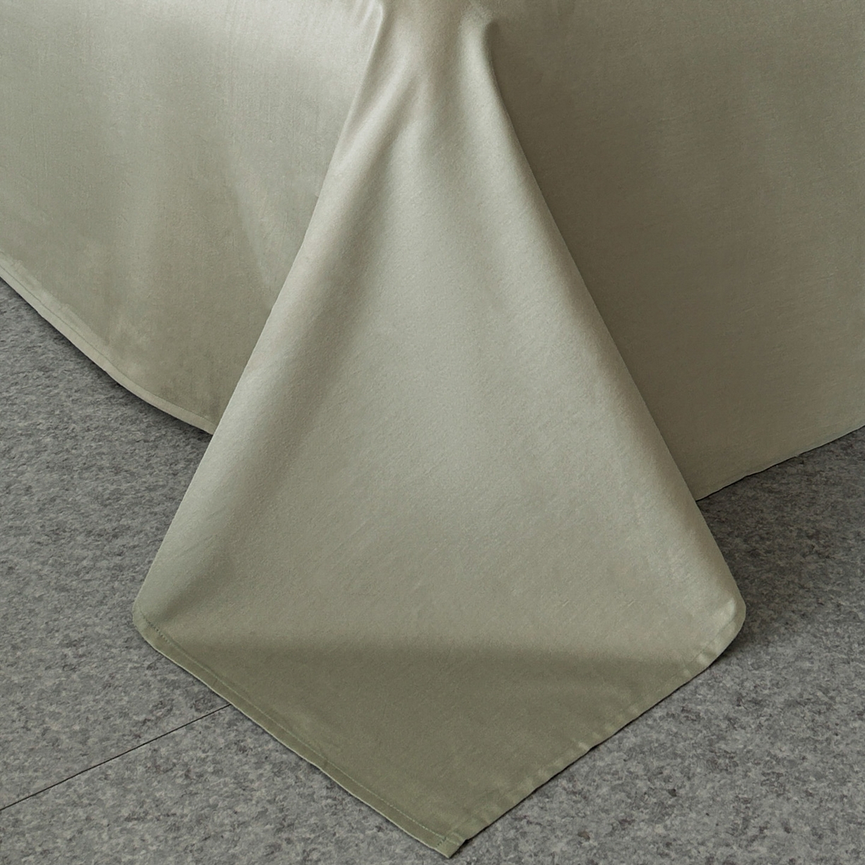 91家纺网 家纺一手货源 找家纺 618家纺 2025新款全棉磨毛提花法式双拼四件套-赫本系列 赫本-风织绿