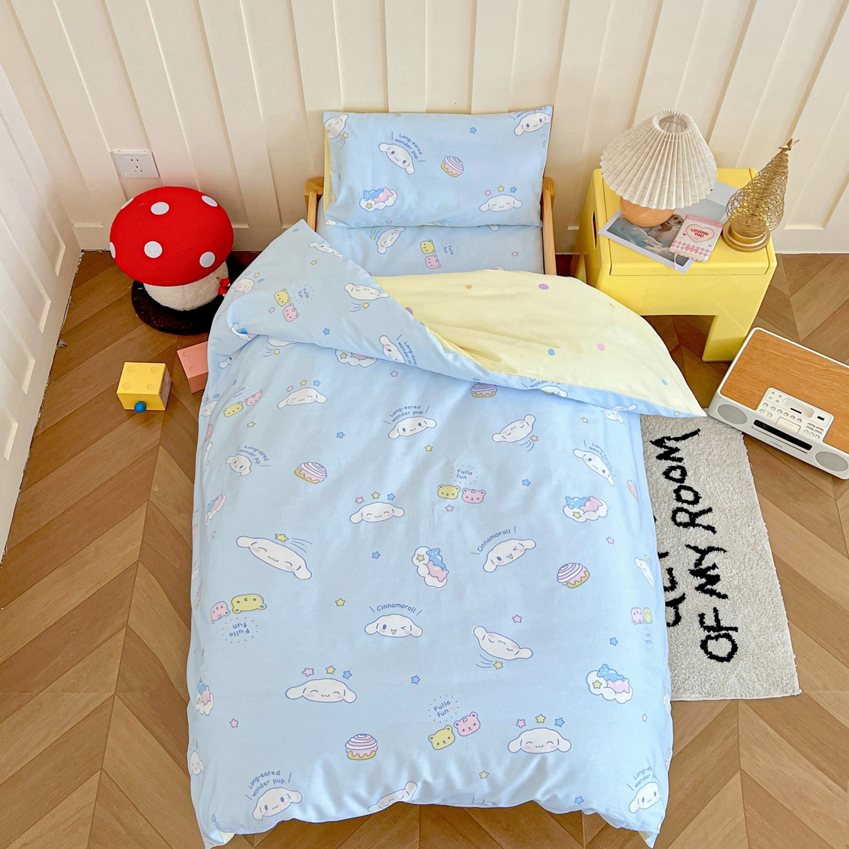 名兮家居 2025新款全棉小版经典奥特曼-三丽鸥幼儿园儿童套件【含防伪标】 蛋糕玉桂狗