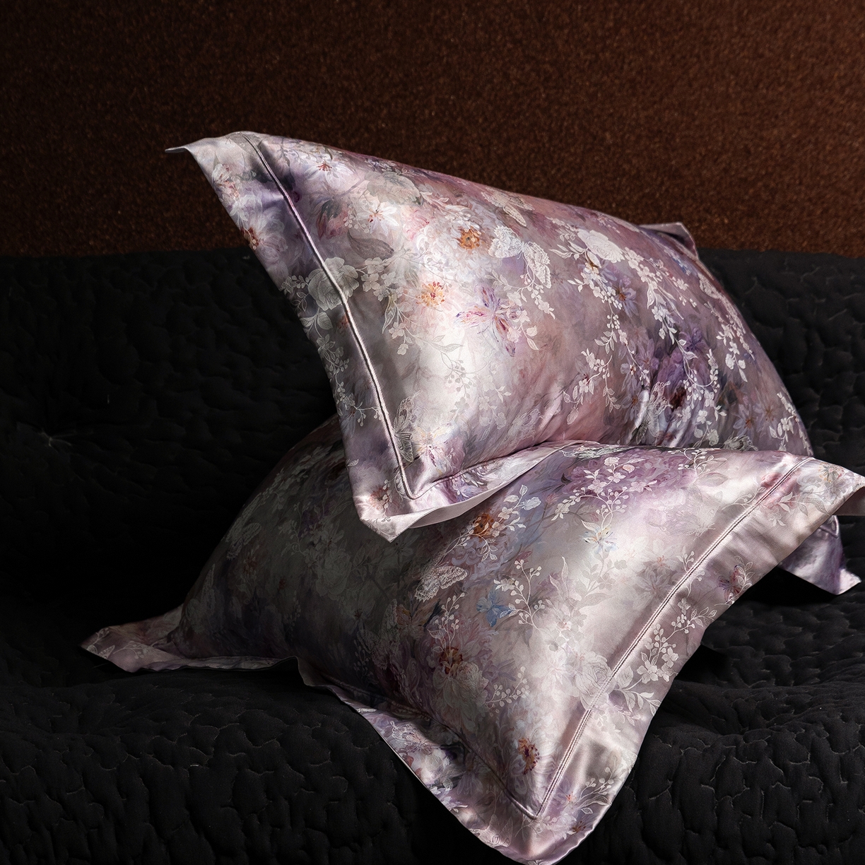 91家纺网 家纺一手货源 找家纺 （总）太古汇家居 2025新款桑真丝提花+印花系列四件套