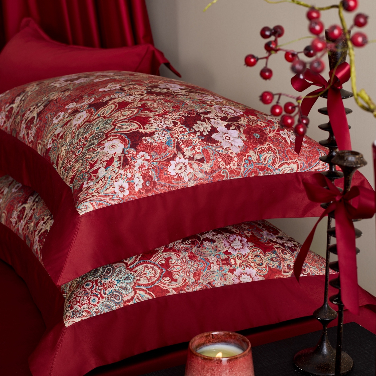 91家纺网 家纺一手货源 找家纺 （总）涞澳家纺 2025新款婚庆印花四件套