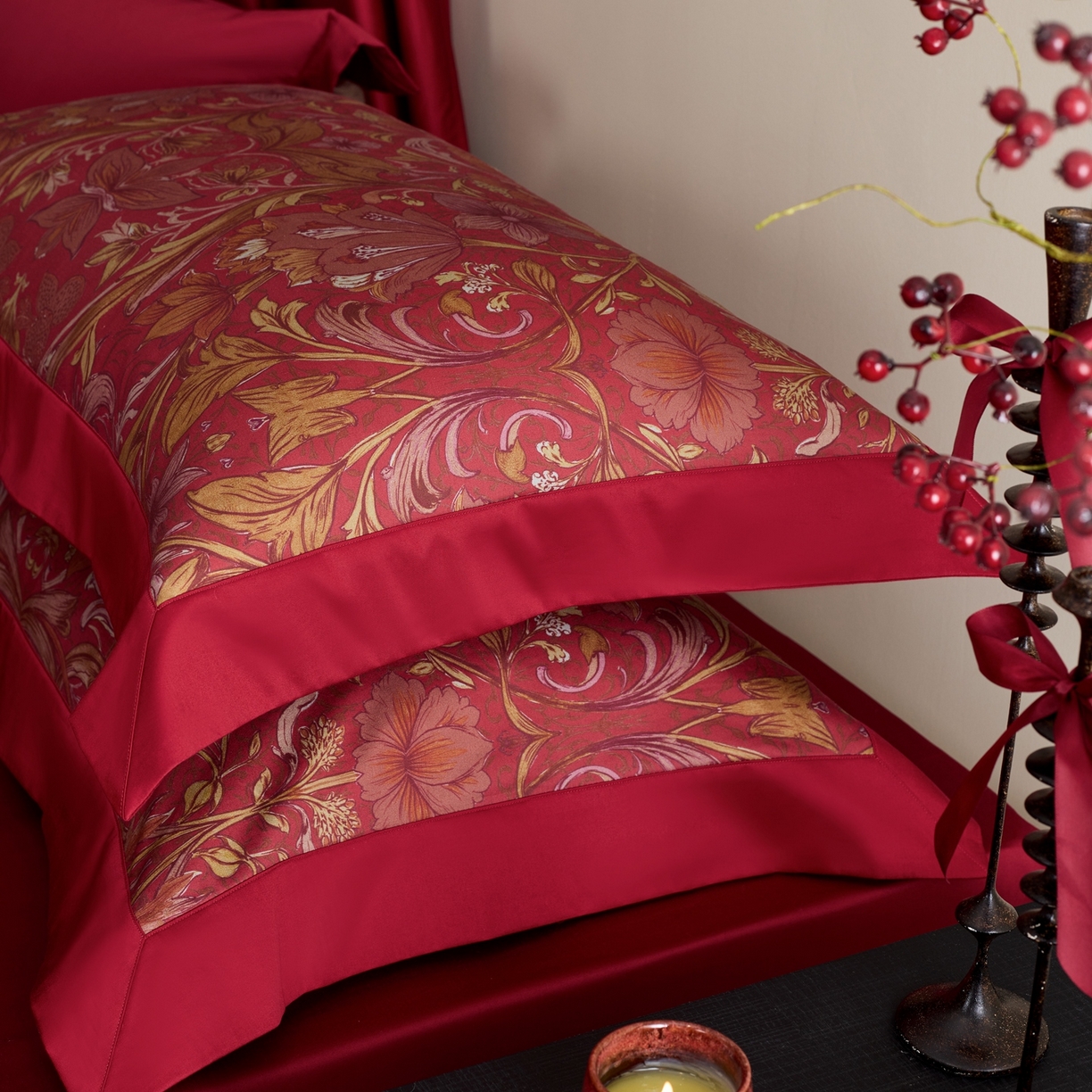 91家纺网 家纺一手货源 找家纺 涞澳家纺 2025新款婚庆印花四件套 馨悦满庭