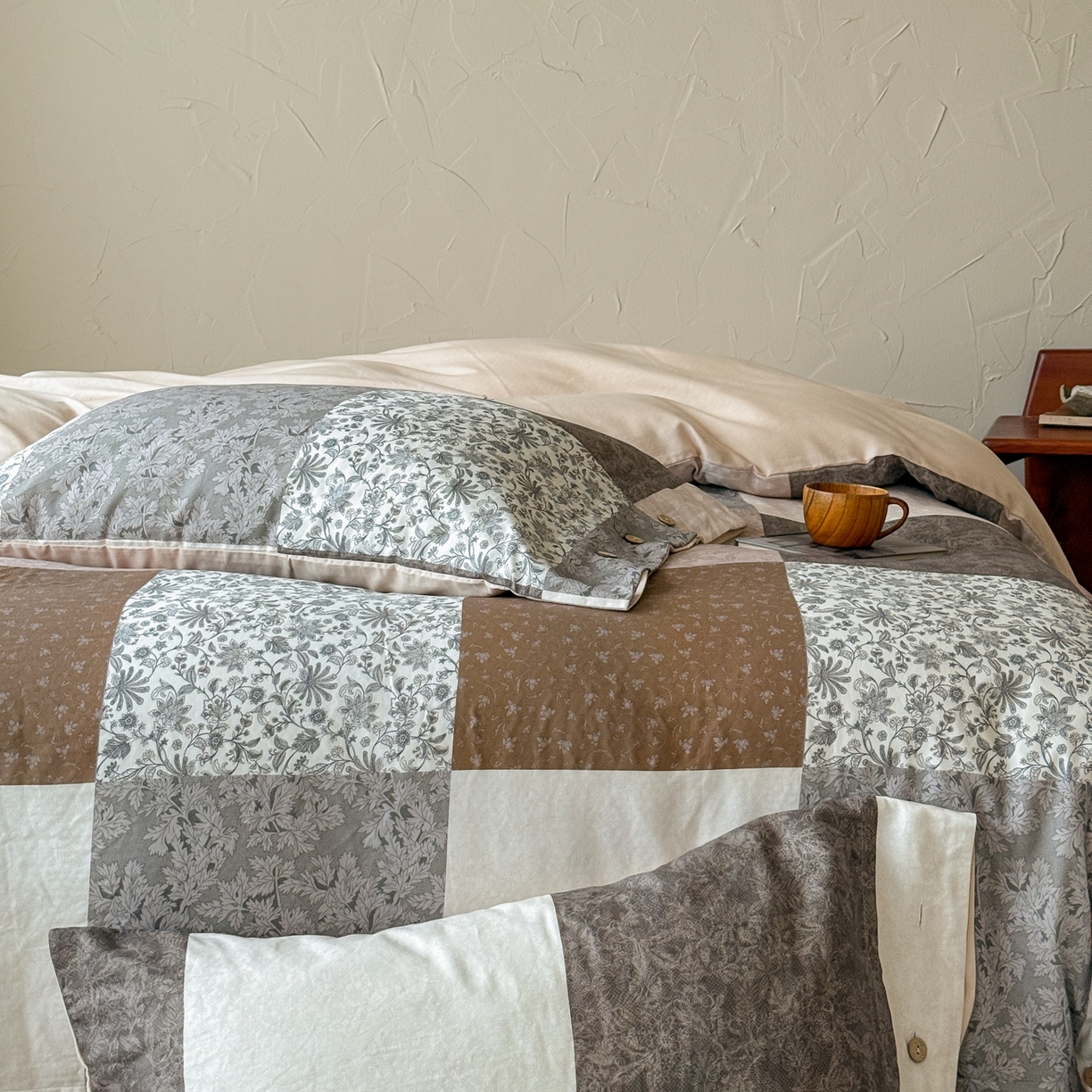 91家纺网 家纺一手货源 找家纺 （总）涞澳家纺 2025新款全棉纯棉软烟纱四件套