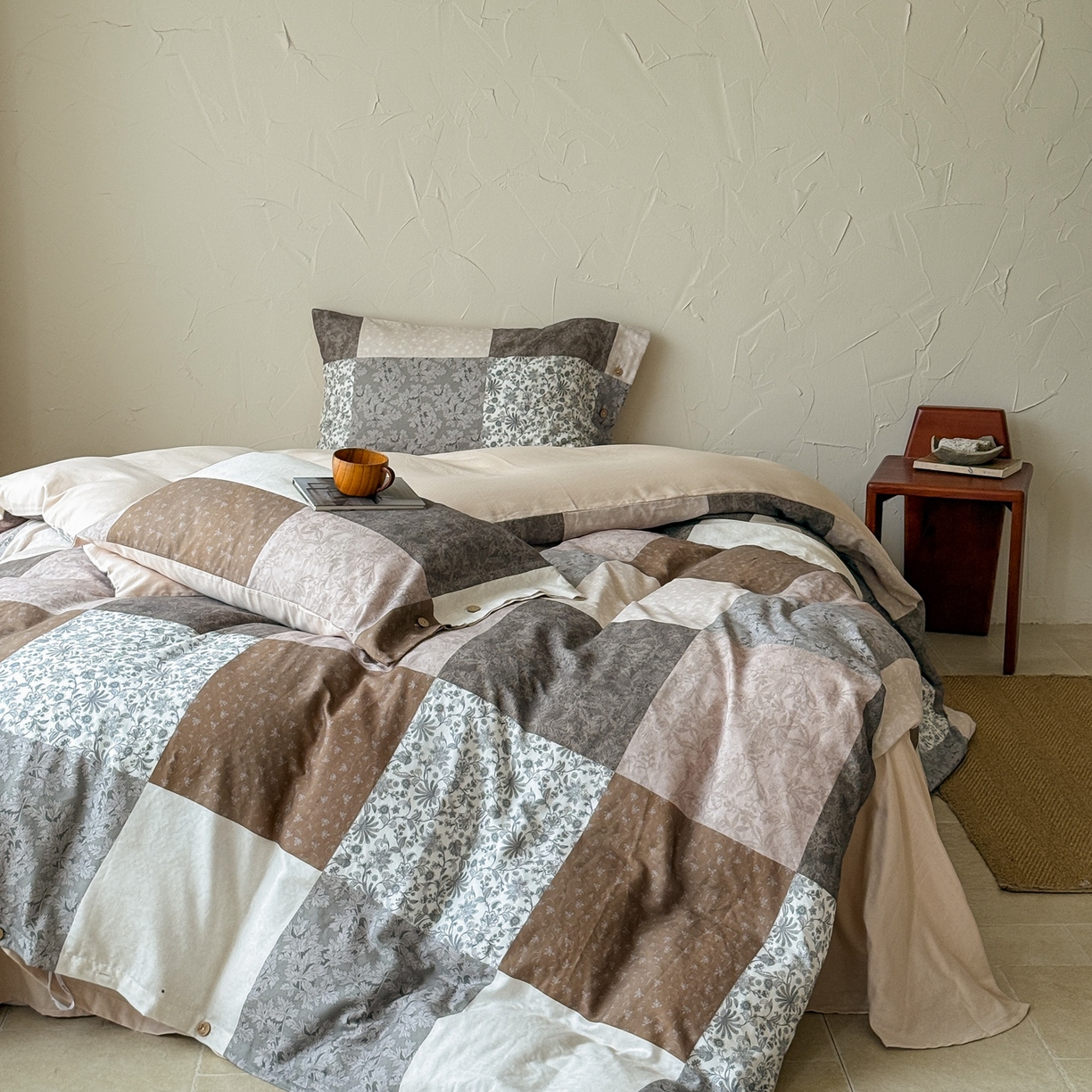 91家纺网 家纺一手货源 找家纺 （总）涞澳家纺 2025新款全棉纯棉软烟纱四件套