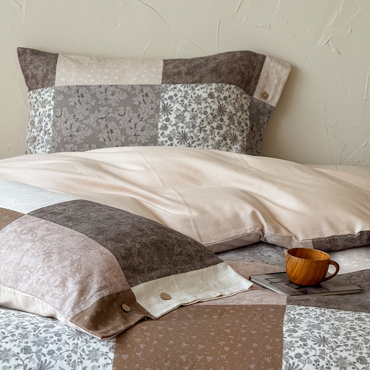 91家纺网 家纺一手货源 找家纺 涞澳家纺 2025新款全棉纯棉软烟纱四件套 北欧森林