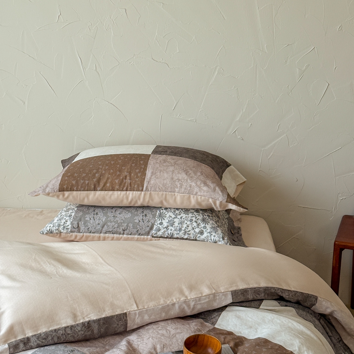 91家纺网 家纺一手货源 找家纺 涞澳家纺 2025新款全棉纯棉软烟纱四件套 北欧森林