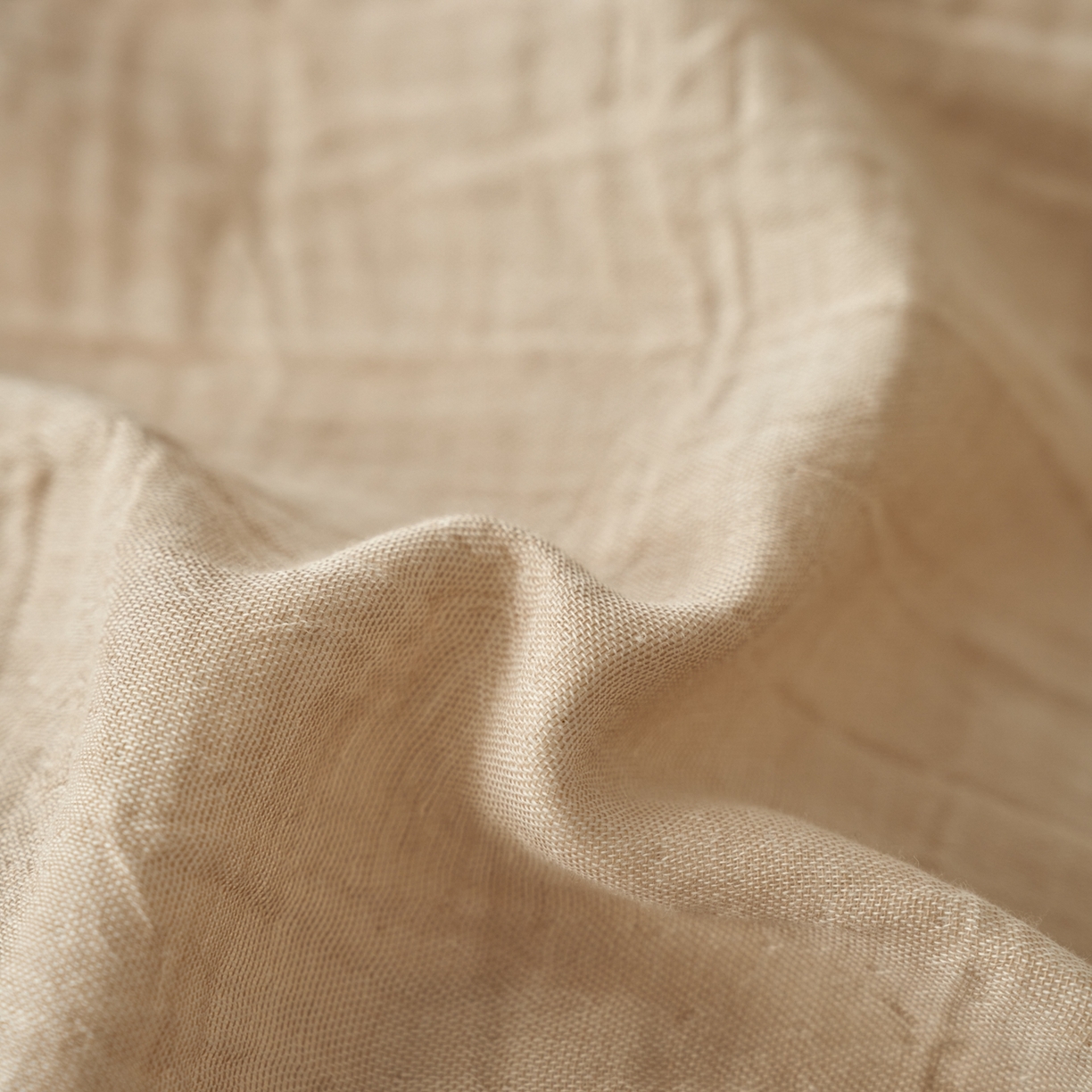 91家纺网 家纺一手货源 找家纺 涞澳家纺 2025新款棉麻皱皱纱四件套 故里逢春