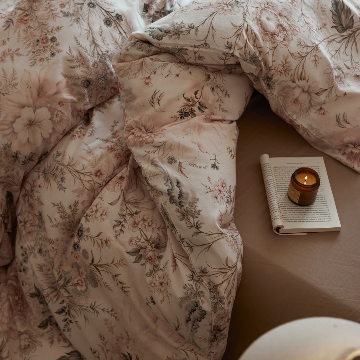 91家纺网 家纺一手货源 找家纺 涞澳家纺 2025新款全棉纯棉软烟纱四件套 绘梦工坊