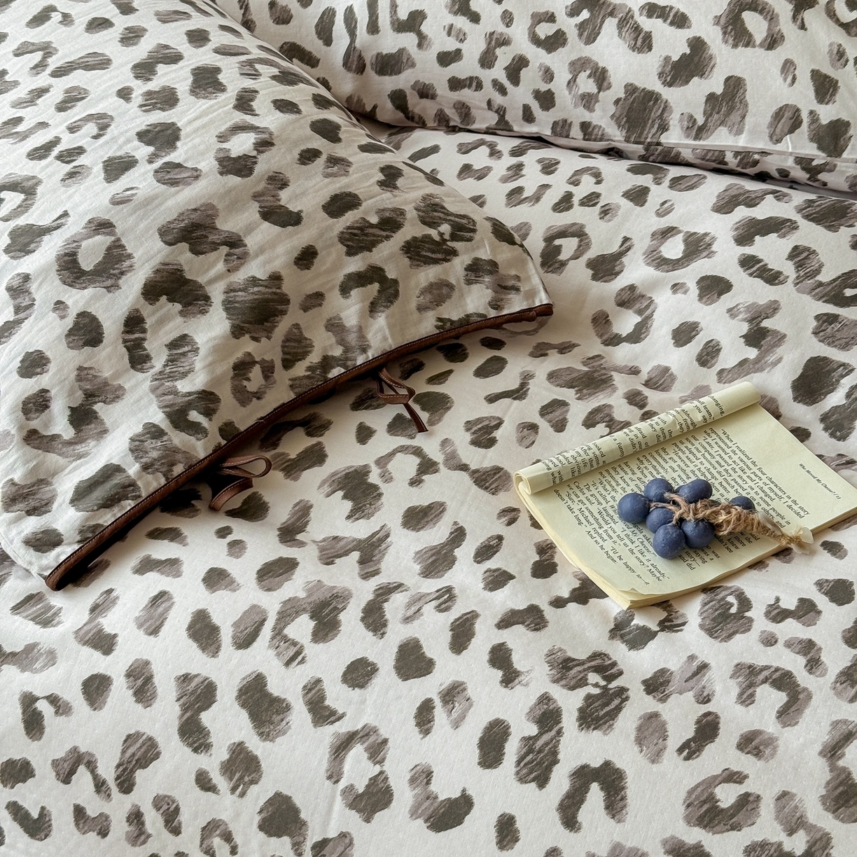 91家纺网 家纺一手货源 找家纺 涞澳家纺 2025新款全棉纯棉软烟纱四件套 暖居时光