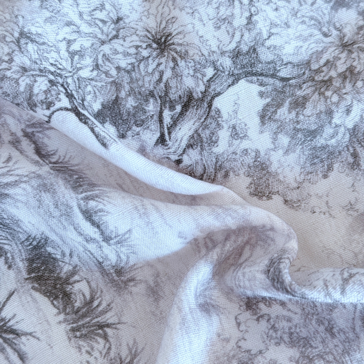 91家纺网 家纺一手货源 找家纺 涞澳家纺 2025新款全棉纯棉软烟纱四件套 仙音玉竹