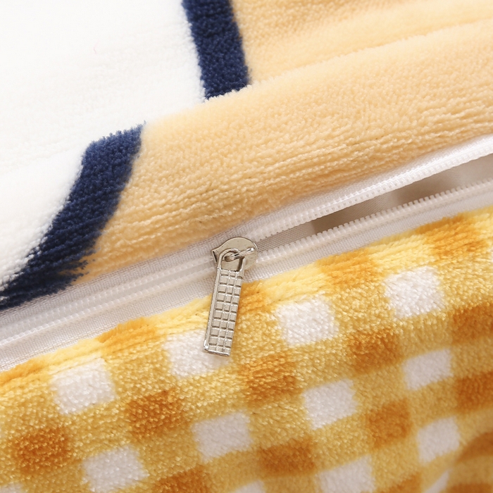 91家纺网 家纺一手货源 找家纺 吉咪兔 2025新款儿童卡通牛奶绒双面绒幼儿园被子三件套六件套保暖被褥被套 呆萌小熊-黄