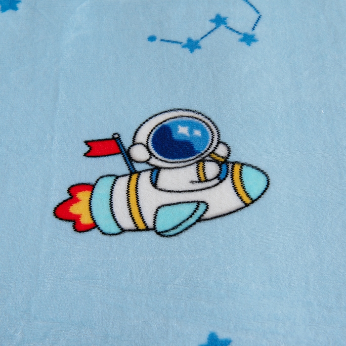 91家纺网 家纺一手货源 找家纺 吉咪兔 2025新款儿童卡通牛奶绒双面绒幼儿园被子三件套六件套保暖被褥被套 探索宇宙